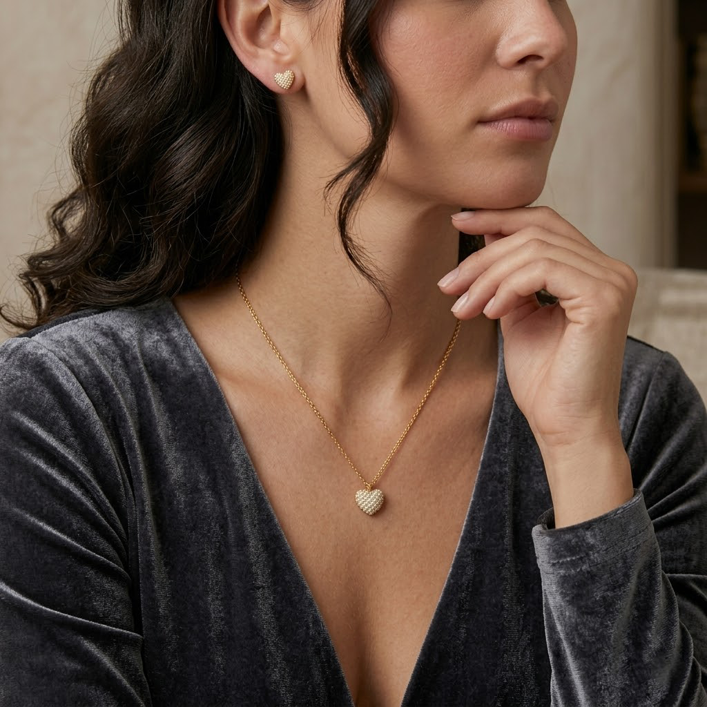 Brilliant Heart Sparkle Necklace
