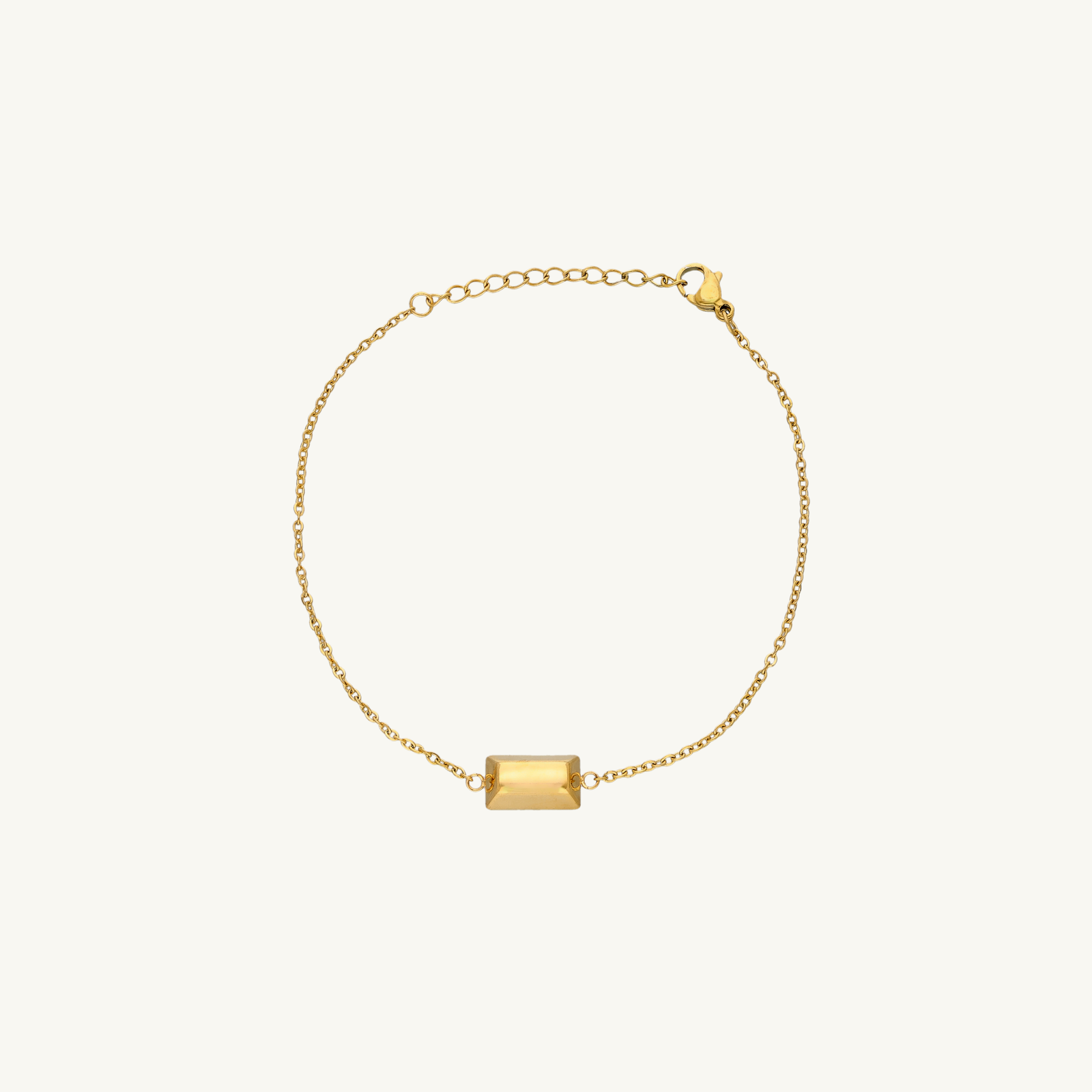 Minimal Gold Bar Pendant Set