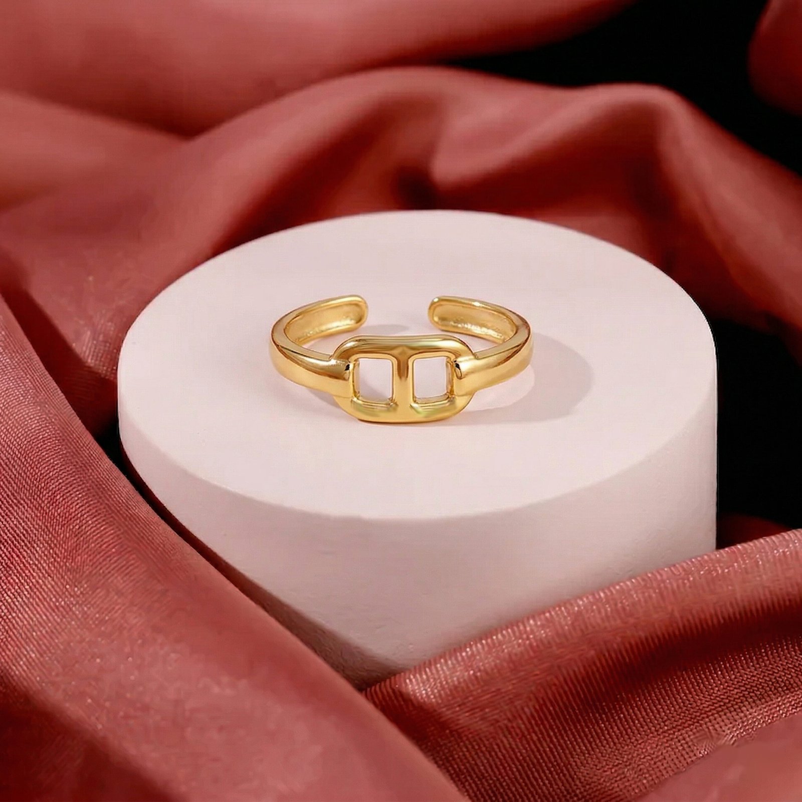 Minimal Double Square Ring