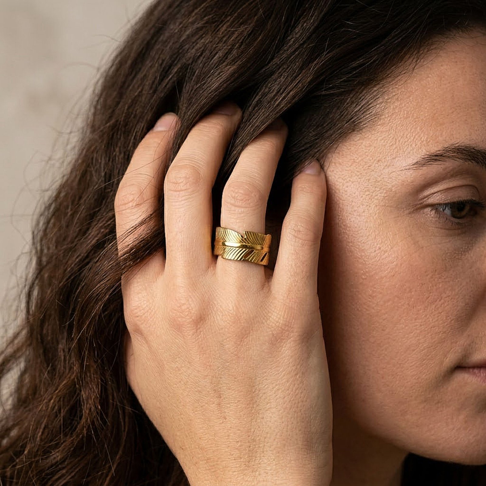 Feather Wrap Ring