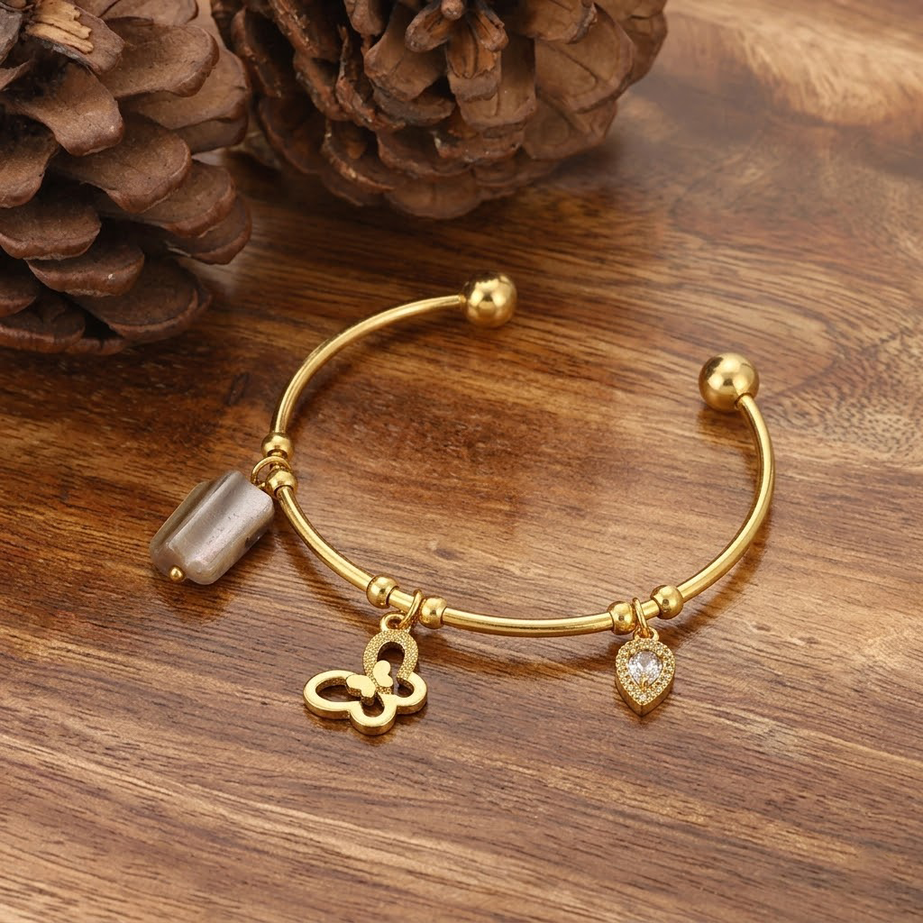 Butterfly Dream Charm Bangle