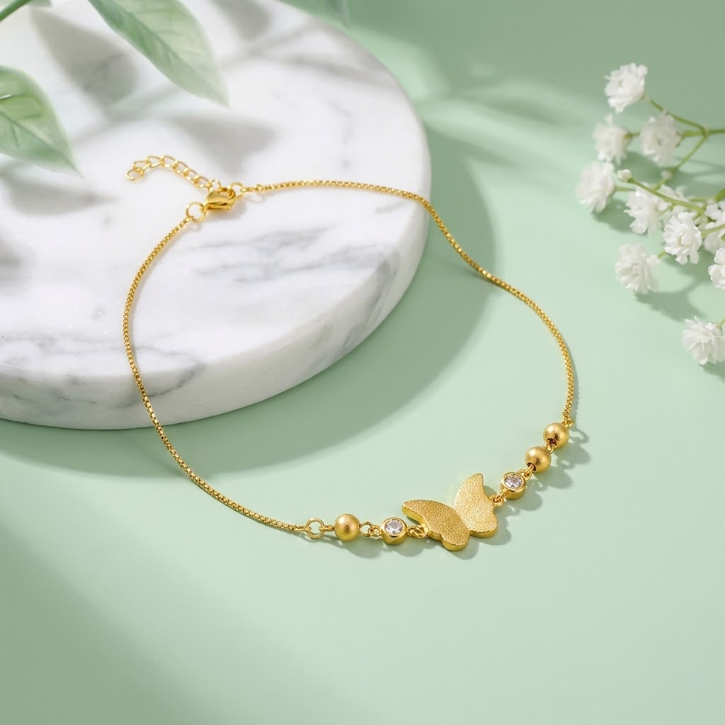 Golden Butterfly Grace Bracelet