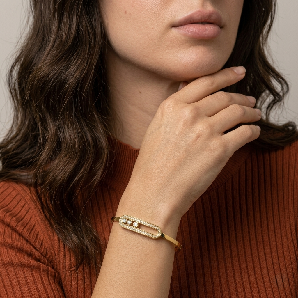 Trinity Moving Diamond Bracelet