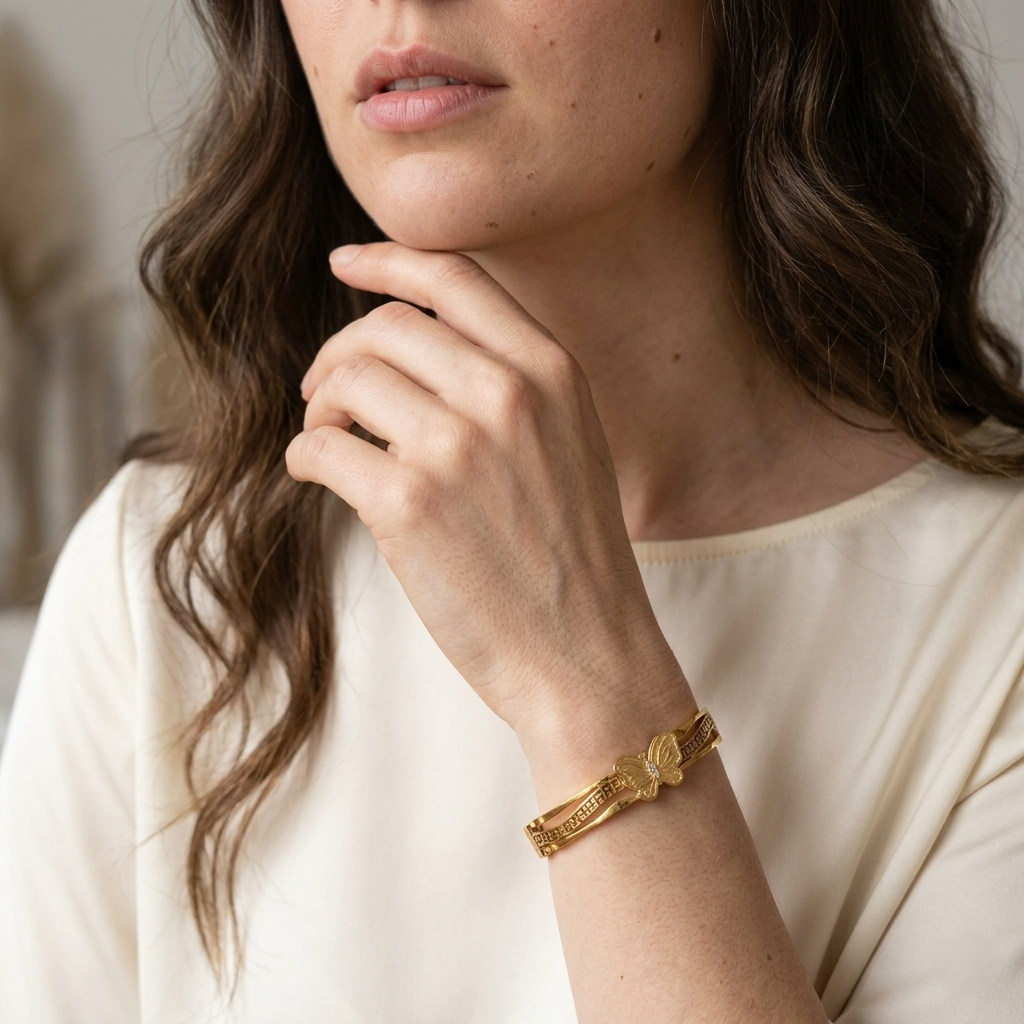 Golden Butterfly Bracelet