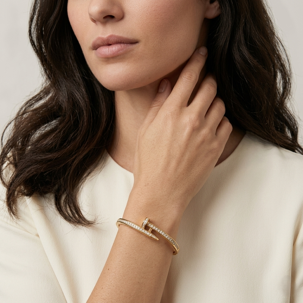 Crystal Arrow Bangle