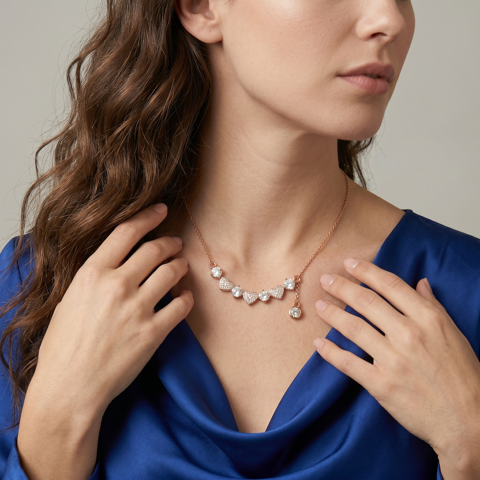 Crystal Heart Harmony Chain