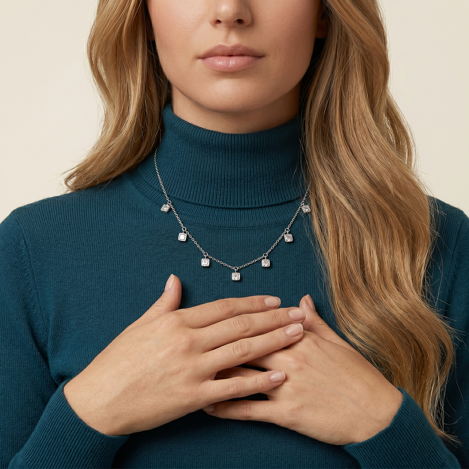 Minimal Square Crystal Charm Chain