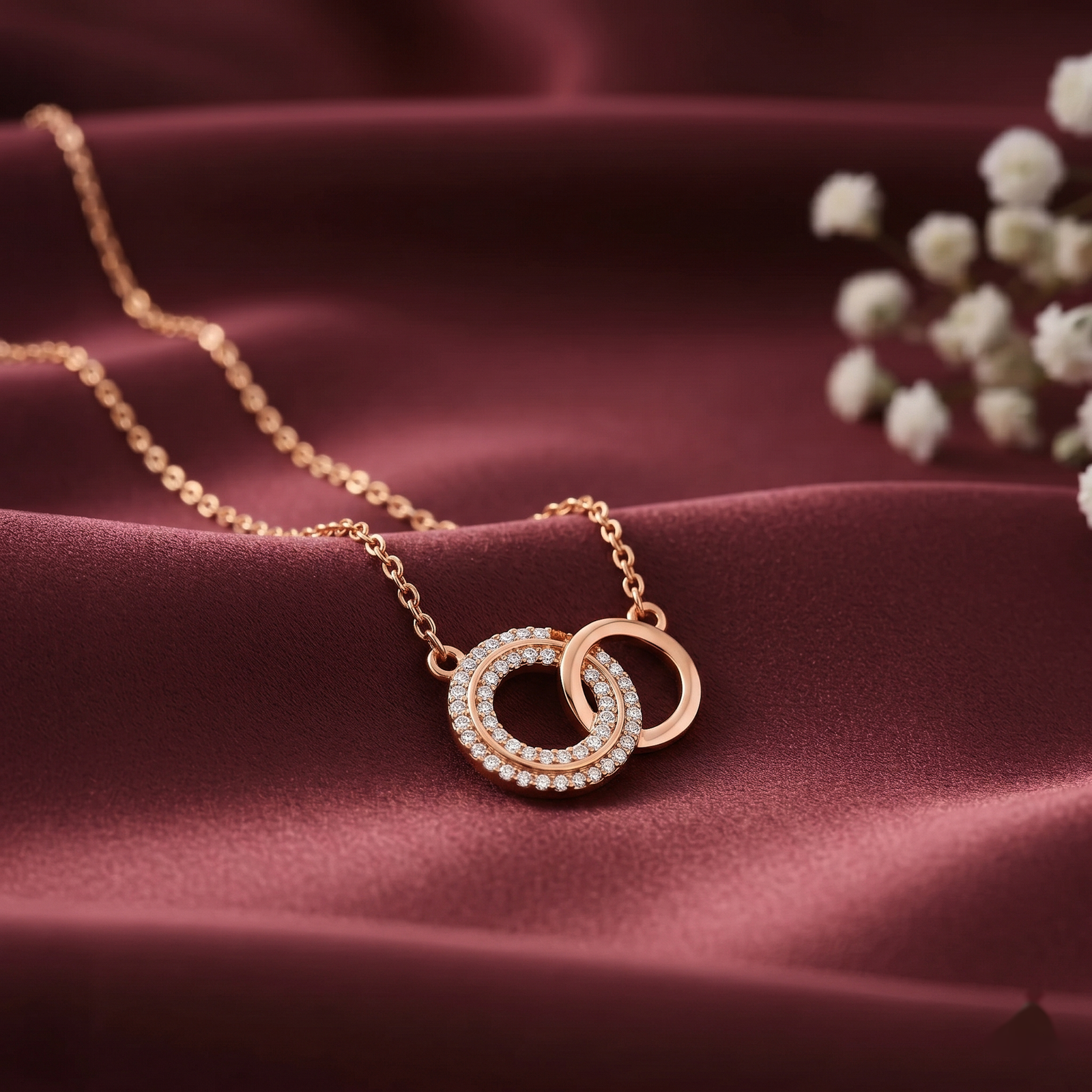 Interlocking Crystal Circle Chain