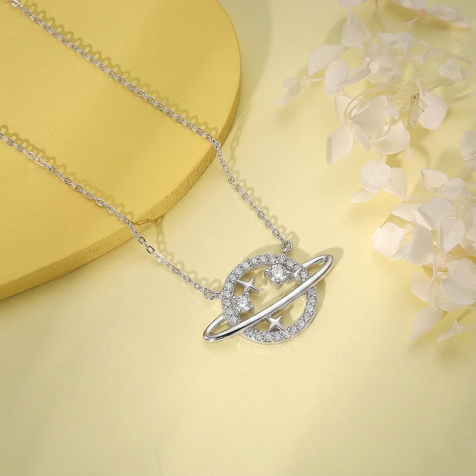 Celestial Orbit Silver Chain