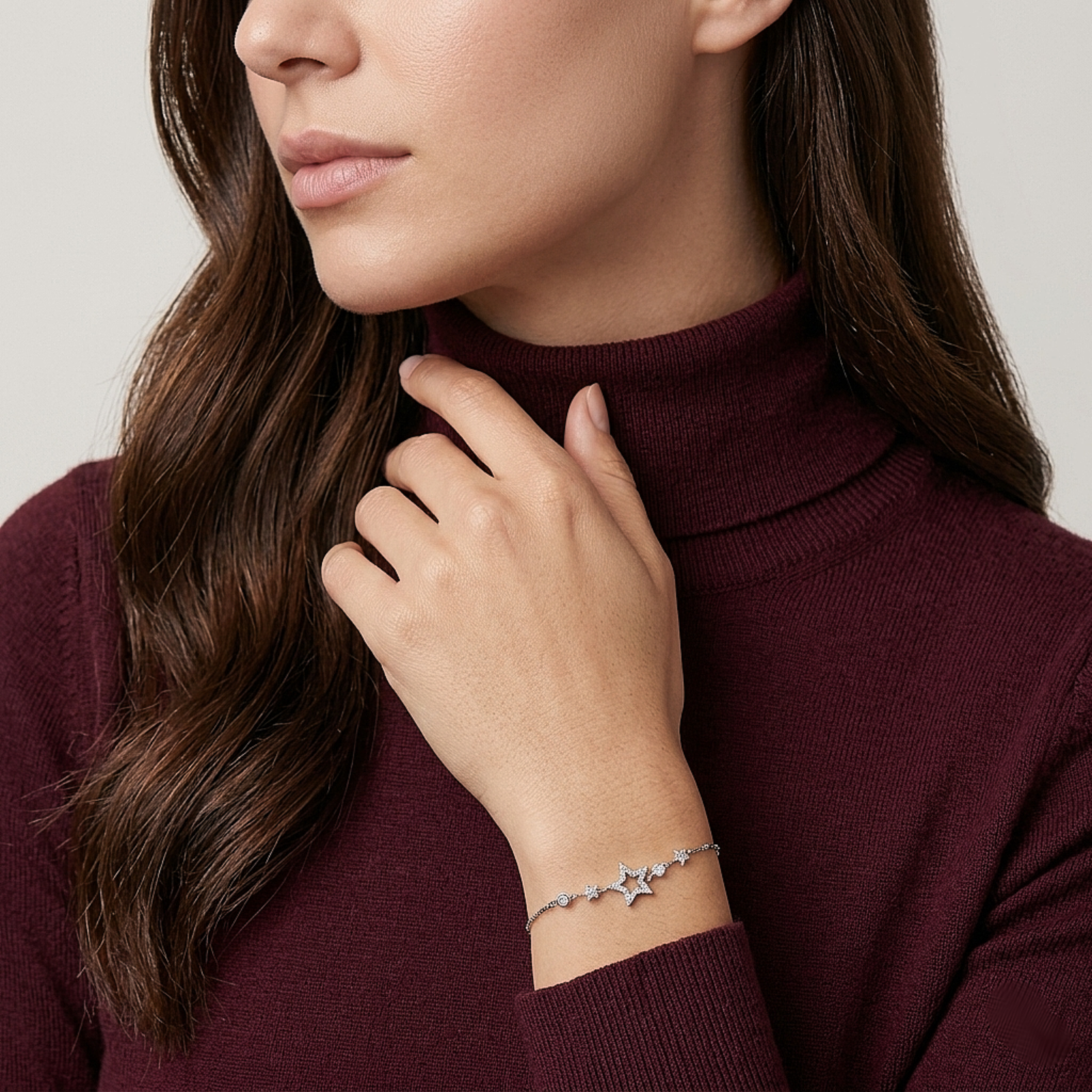 Celestial Star Spark Silver Bracelet