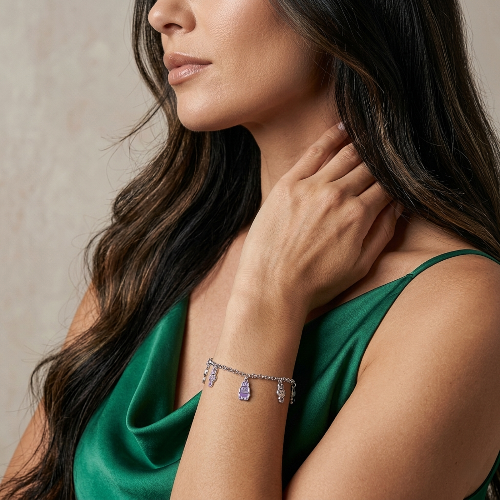 Playful Charm Silver Bracelet