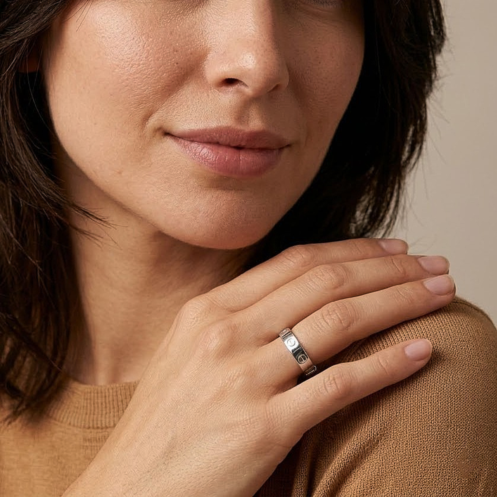 Classic Screw Silver Ring