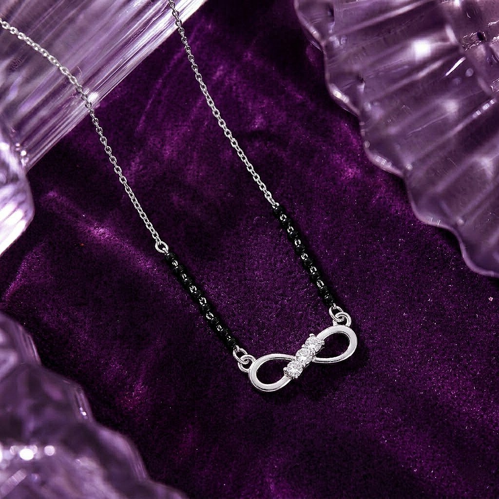 Infinity Silver Mangalsutra