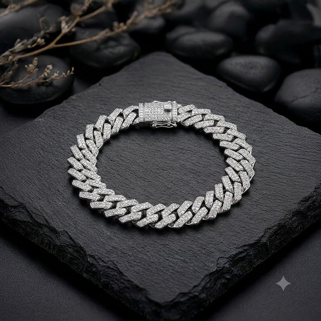 Iced Cuban Luxe Men's Bracelet