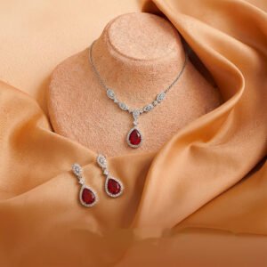 Scarlet Royale Pendant Necklace hover