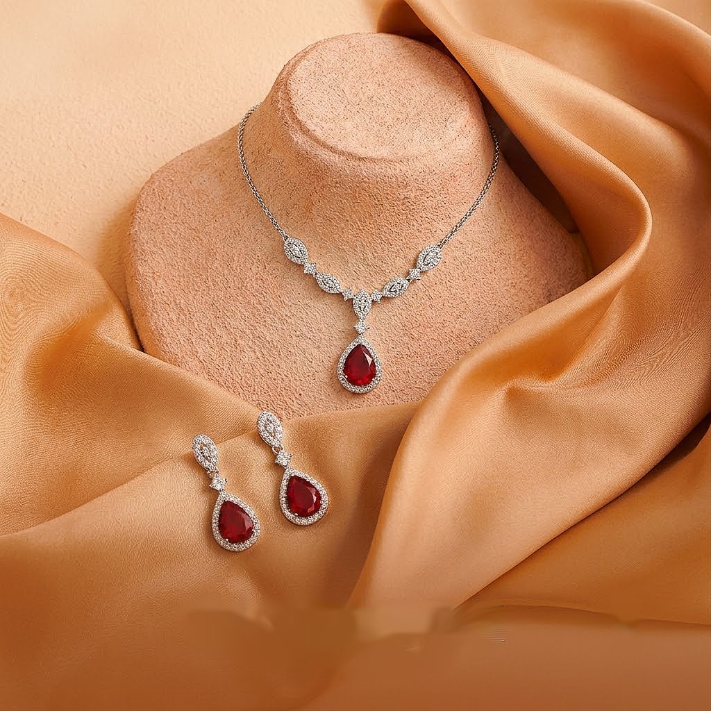 Scarlet Royale Pendant Necklace