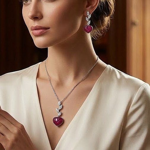 Scarlet Royale Pendant Necklace